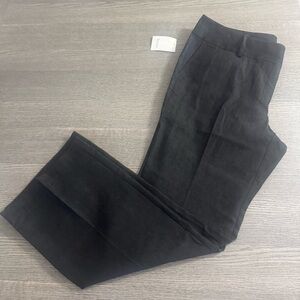 Liz & Co Women’s Dress Pants Size 16 dark Gray Stretch Wide Leg NEW